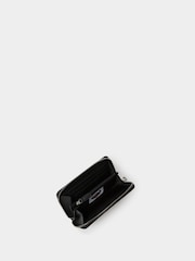 Osprey London Medium The Deboss Leather Zip Around Black Purse - Image 3 of 4