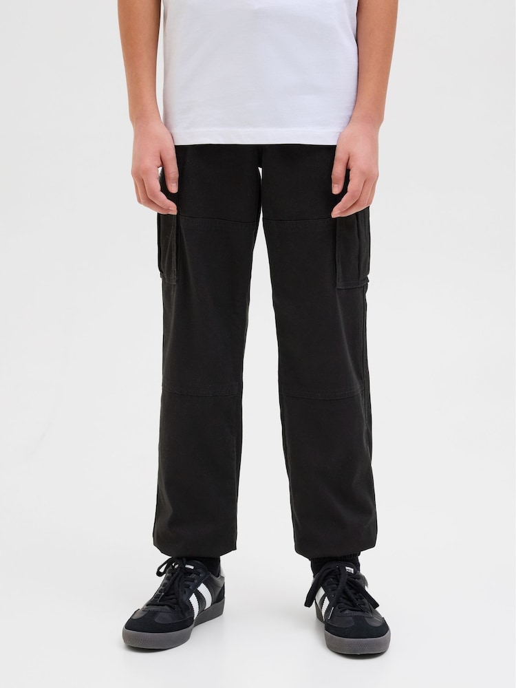 JACK & JONES Junior Cuffed Cargo Trousers - Image 1 of 7