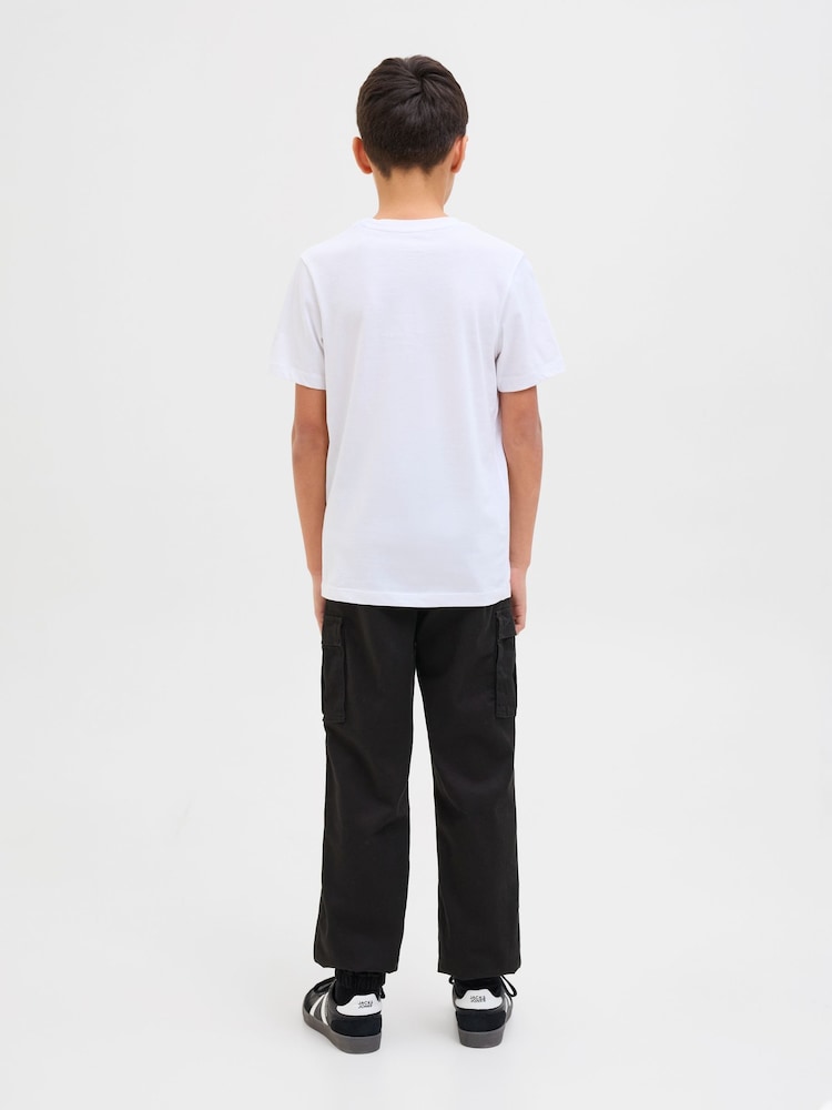 JACK & JONES Junior Cuffed Cargo Trousers - Image 3 of 7