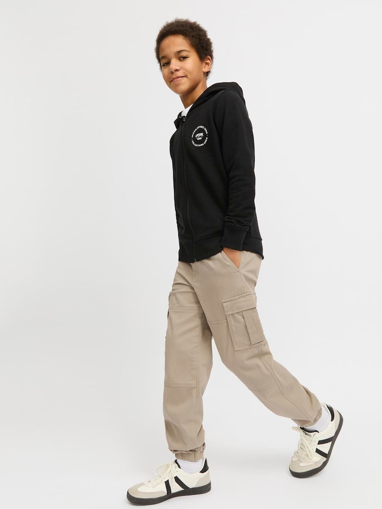 JACK & JONES Junior Cuffed Cargo Trousers - Image 4 of 5