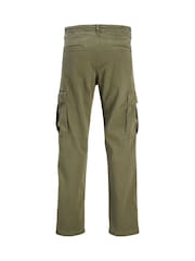 JACK & JONES Junior Relaxed Fit Straight Leg Cargo Trousers - Image 2 of 2