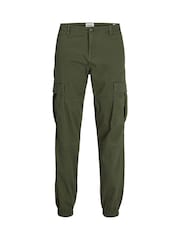 JACK & JONES Junior Cuffed Cargo Trousers - Image 1 of 2