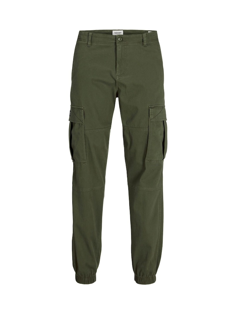 JACK & JONES Junior Cuffed Cargo Trousers - Image 1 of 2