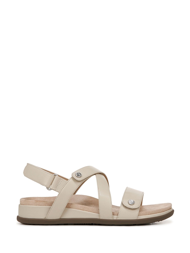 Crema - Vionic Wide Fit Cypress Gladiator Arch Support Sandals - Imagen 1 de 7 Crema - Vionic Wide Fit Cypress Gladiator Arch Support Sandals - Imagen 1 de 7