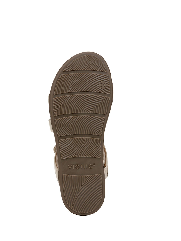 Crema - Vionic Wide Fit Cypress Gladiator Arch Support Sandals - Imagen 7 de 7 Crema - Vionic Wide Fit Cypress Gladiator Arch Support Sandals - Imagen 7 de 7