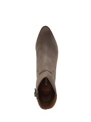 Vionic Womens Wide Fit Grey Bishop Arch Support Western Boots - Image 6 of 7