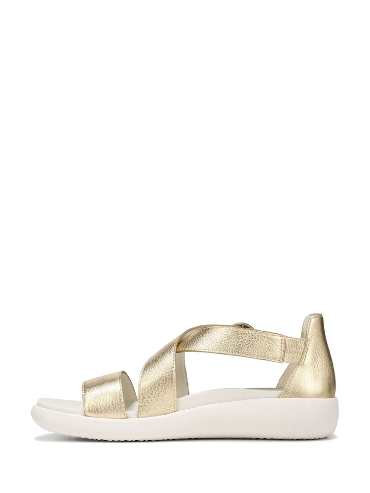 Vionic Womens Wide Fit Gold Harmony Rx Arch Support Sandals - Image 2 of 7 Vionic Womens Wide Fit Gold Harmony Rx Arch Support Sandals - Image 2 of 7