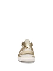 Vionic Womens Wide Fit Gold Harmony Rx Arch Support Sandals - Image 4 of 7