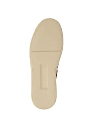 Pavers Cream Leather Slip-Ons Shoes - Image 5 of 5