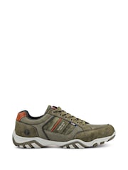 Pavers Green Lace-Up Casual Trainers - Image 1 of 5