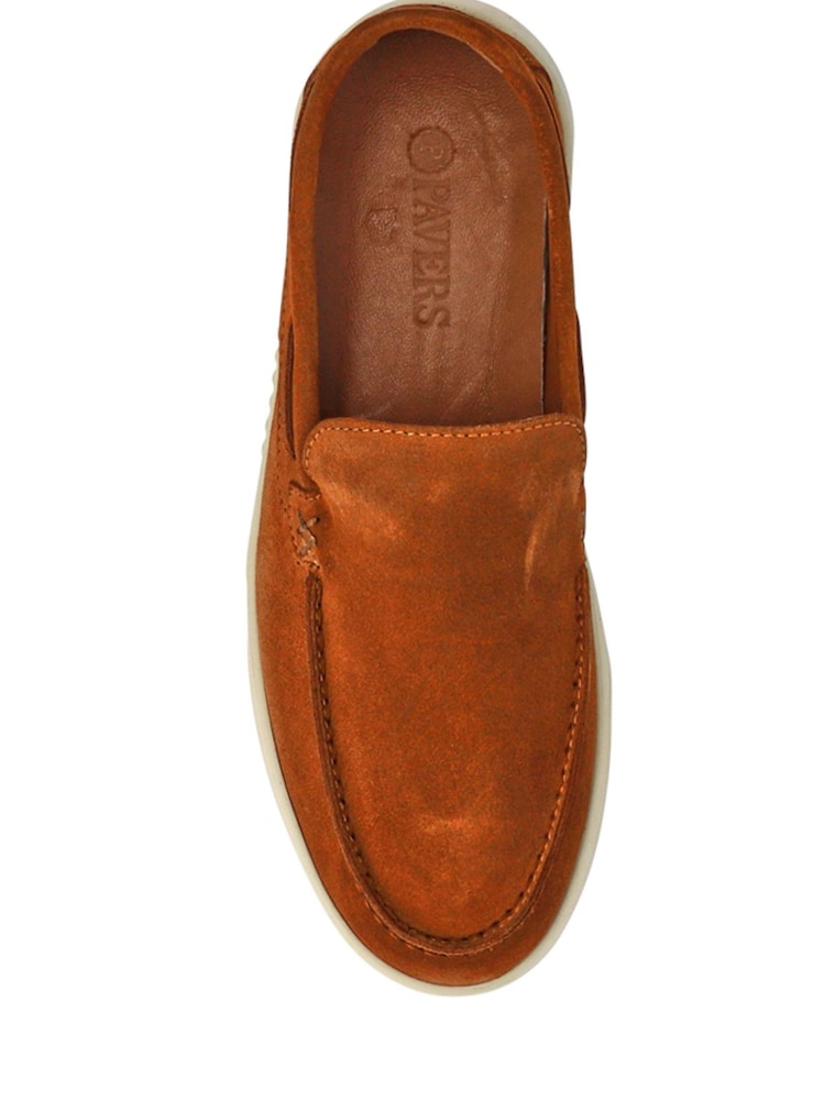 Pavers Natural Leather Slip-Ons Shoes - Image 4 of 5