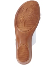 Pavers White Smart Toe Post Sandals - Image 5 of 5