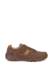 Pavers Brown Lace-Up Casual Trainers - Image 1 of 5