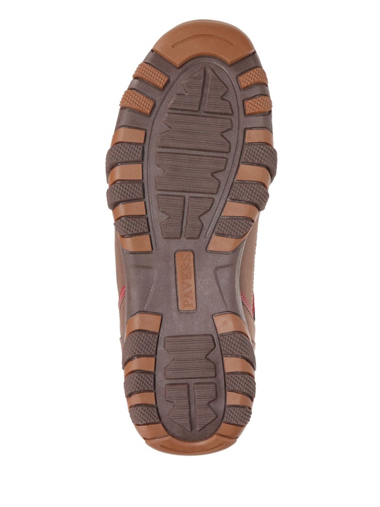 Pavers Brown Lace-Up Casual Trainers - Image 5 of 5