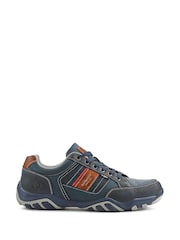 Pavers Blue Lace-Up Casual Trainers - Image 1 of 5