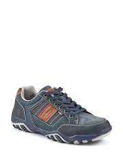 Pavers Blue Lace-Up Casual Trainers - Image 2 of 5