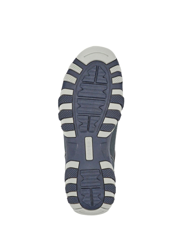 Pavers Blue Lace-Up Casual Trainers - Image 5 of 5 Pavers Blue Lace-Up Casual Trainers - Image 5 of 5