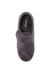 Pavers Grey Adjustable Touch Fasten Slippers - Image 4 of 5