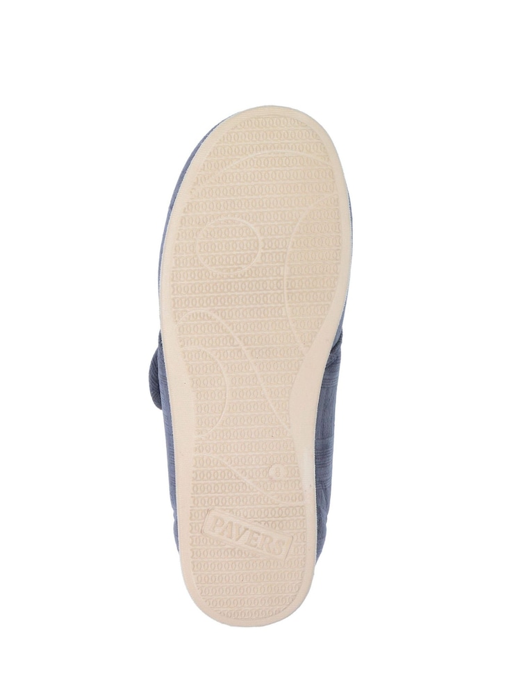 Pavers Grey Adjustable Touch Fasten Slippers - Image 5 of 5