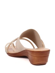 Pavers Cream Smart Toe Post Sandals - Image 3 of 5