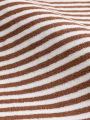 Yard Pecan Orange Hebden Striped Towel - Image 4 of 4