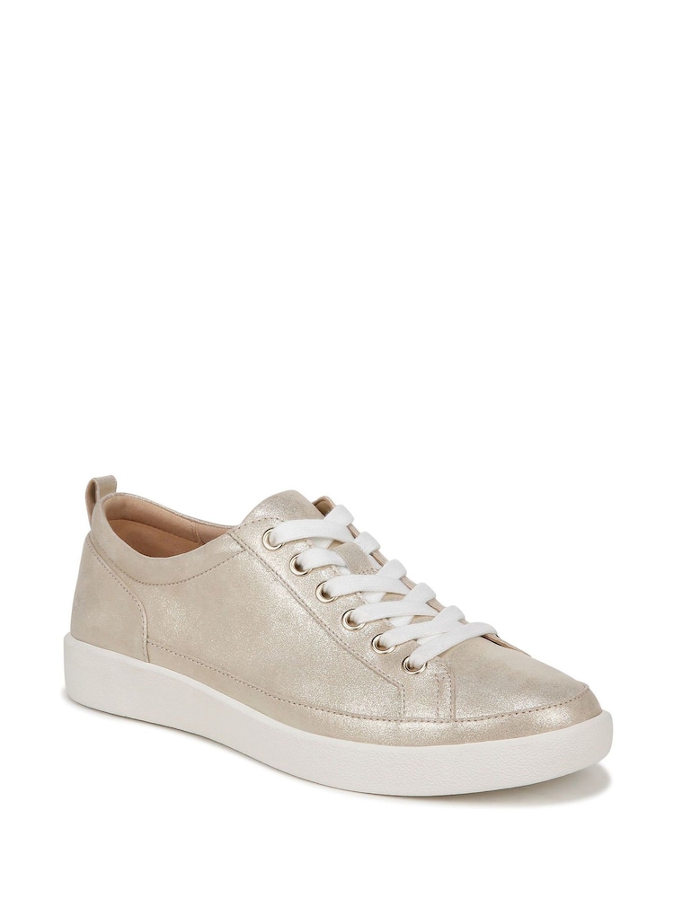 Vionic Winny Nubuck Leather Lace Up Trainers - Image 2 of 8