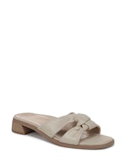 Vionic Regular Fit Gold Mabel Arch Support Slider Sandals - Image 4 of 8