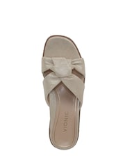 Vionic Regular Fit Gold Mabel Arch Support Slider Sandals - Image 7 of 8