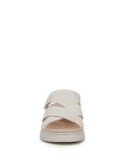 Vionic Regular Fit Uptown Sunset Arch Support Slider White Sandals - Imagen 4 de 7