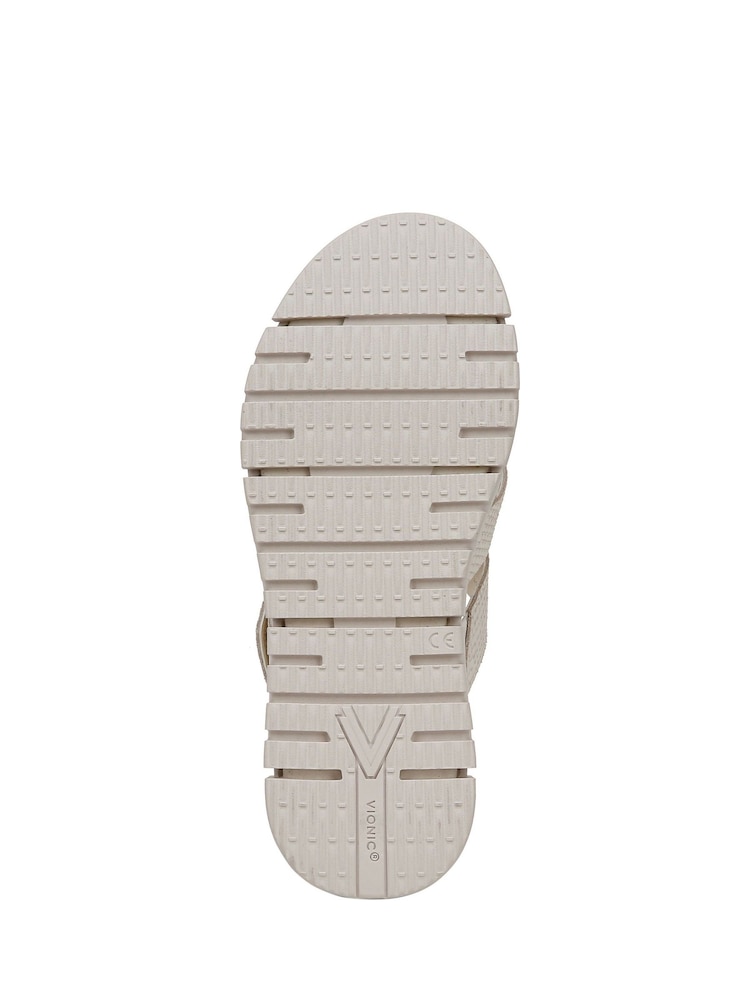 Vionic Regular Fit Uptown Sunset Arch Support Slider White Sandals - Imagen 7 de 7