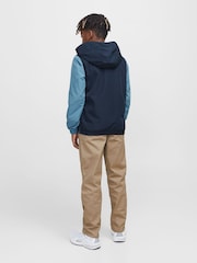 JACK & JONES JUNIOR Colourbock Hooded Windbreaker - Image 3 of 9