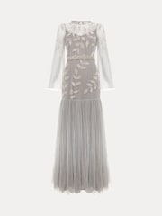Phase Eight Blue Trish Beaded Dress - Image 7 of 7