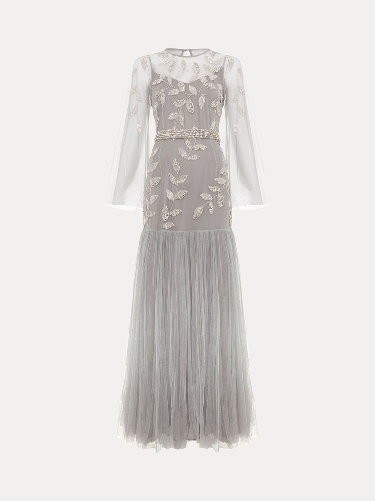 Phase Eight Blue Trish Beaded Dress - Image 7 of 7