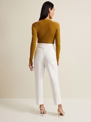 Phase Eight White Petite Ulrica Trousers - Image 2 of 5