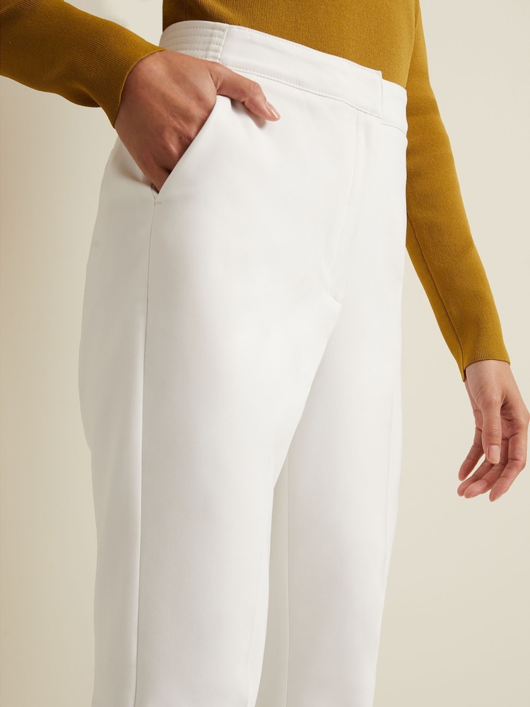 Phase Eight White Petite Ulrica Trousers - Image 4 of 5