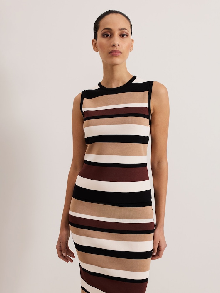 Phase Eight Natural Louisa Stripe Top - Image 1 of 7