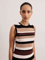 Phase Eight Natural Louisa Stripe Top - Image 4 of 7