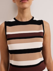 Phase Eight Natural Louisa Stripe Top - Image 5 of 7
