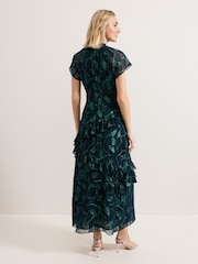 Phase Eight Green Haisley Silk Dress - Image 2 of 7