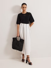 Phase Eight White Rhoden Linen Skirt - Image 2 of 8