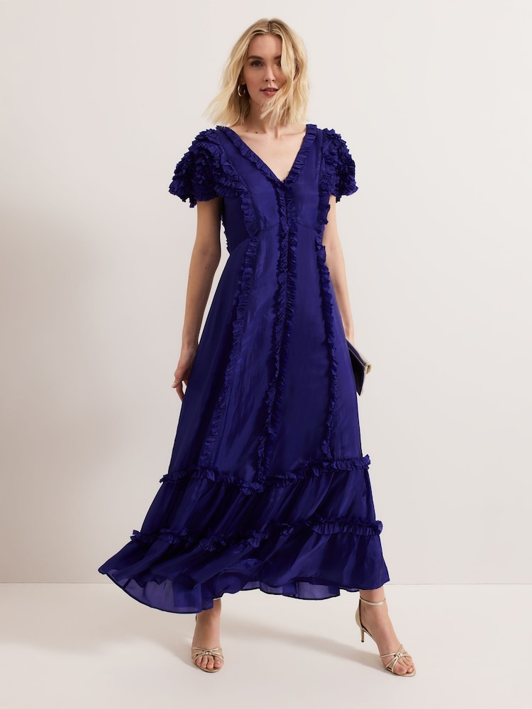 Phase Eight Purple Mary Kate Maxi Dress - Image 1 of 7