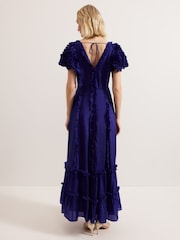 Phase Eight Purple Mary Kate Maxi Dress - Image 2 of 7