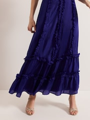 Phase Eight Purple Mary Kate Maxi Dress - Image 5 of 7
