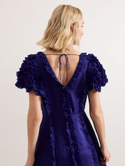 Phase Eight Purple Mary Kate Maxi Dress - Image 6 of 7