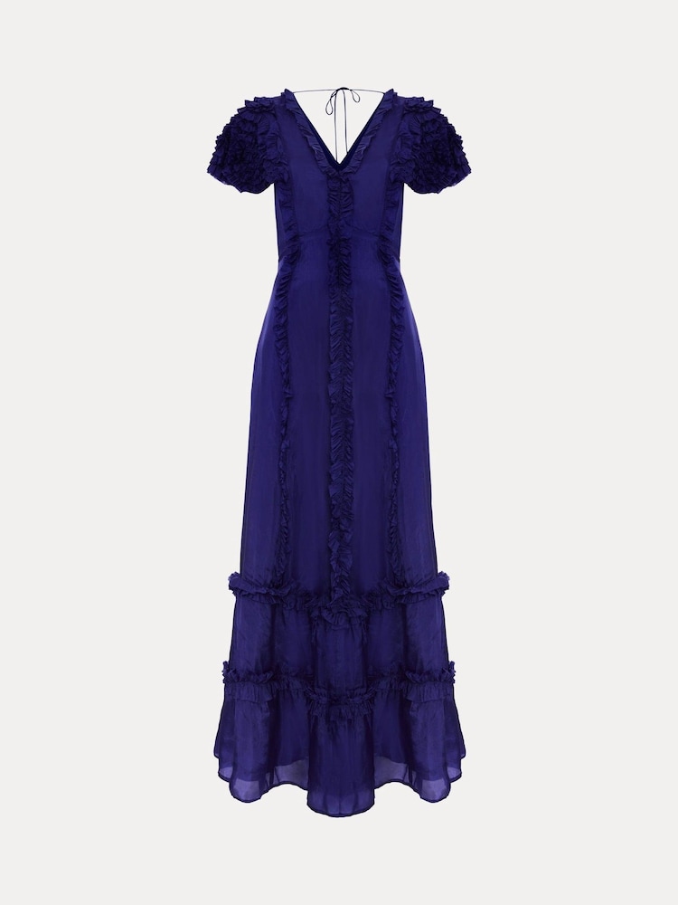 Phase Eight Purple Mary Kate Maxi Dress - Image 7 of 7