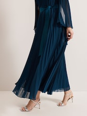 Phase Eight Blue Mavery Beaded Dress - Image 5 of 7