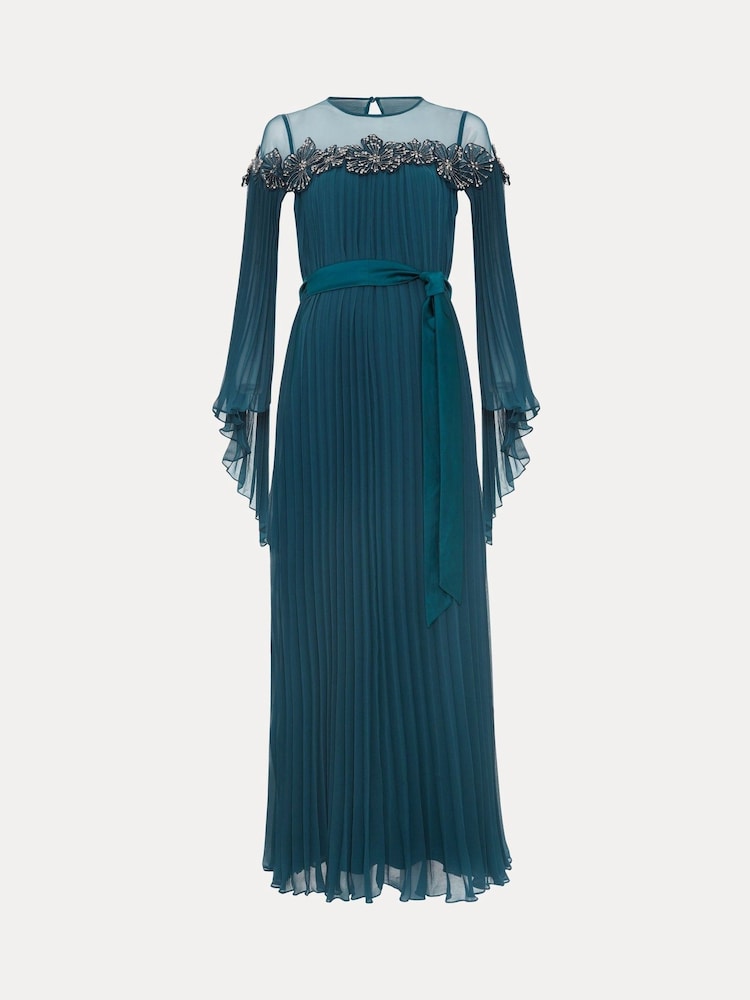 Phase Eight Blue Mavery Beaded Dress - Image 7 of 7