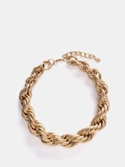 Mint Velvet Gold Tone Twist Necklace - Image 1 of 3