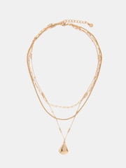 Mint Velvet Gold Tone Layered Necklace - Image 1 of 3