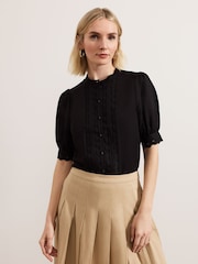 Phase Eight Black Ottilie Blouse - Image 1 of 7